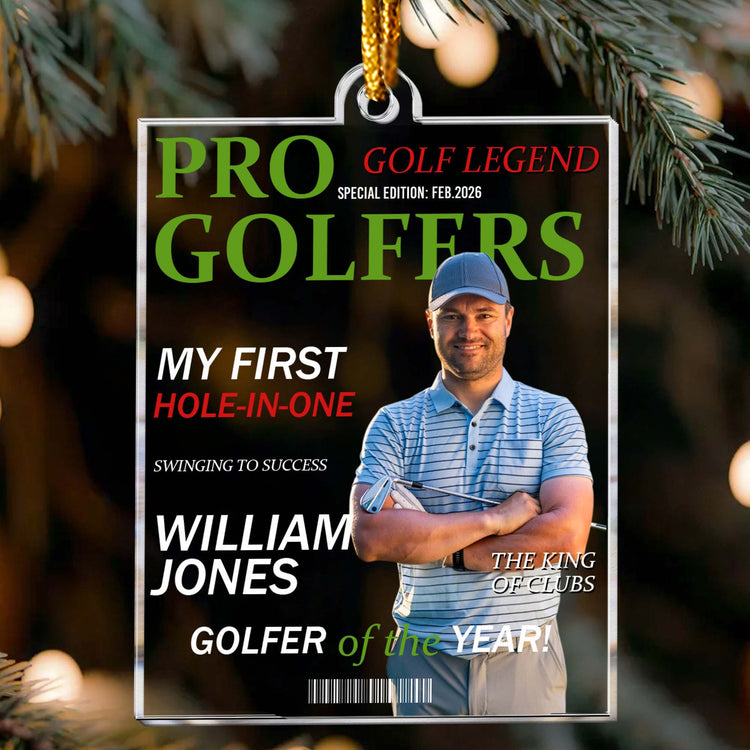 Golfer Of The Year - Personalized Ornament 1