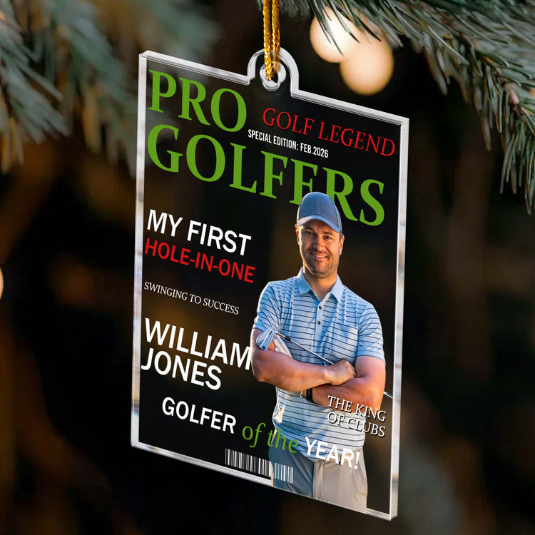 Golfer Of The Year - Personalized Ornament 4