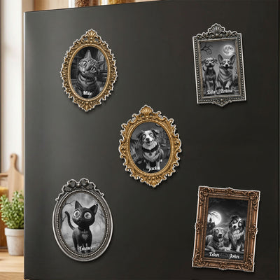 Gothic Christmas Art Clay For Pet - Personalized Magnet