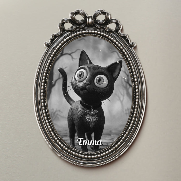 Gothic Christmas Art Clay For Pet - Personalized Magnet 4