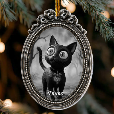 Gothic Christmas Art Clay For Pet - Personalized Ornament