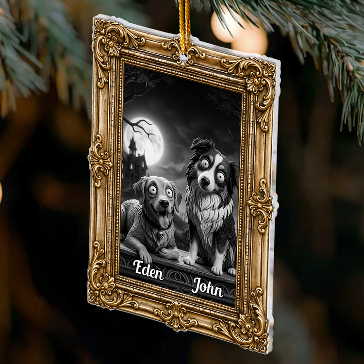 Gothic Christmas Art Clay For Pet - Personalized Ornament 5
