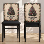 Gothic Christmas Style Our Family - Personalized Chair Back Cover 3