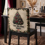 Gothic Christmas Style Our Family - Personalized Chair Back Cover 5