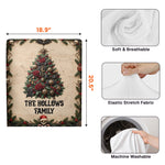Gothic Christmas Style Our Family - Personalized Chair Back Cover 6