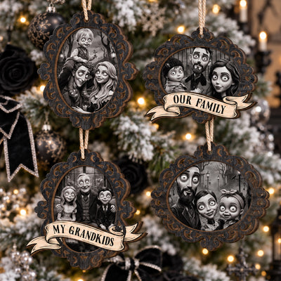 Gothic Christmas Style Our Family - Personalized Ornament
