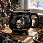 Gothic Christmas With Family - Personalized Mug 2