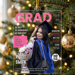 Graduation Magazine - Personalized Ornament 1
