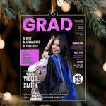 Graduation Magazine - Personalized Ornament 3