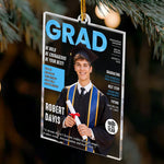 Graduation Magazine - Personalized Ornament 5