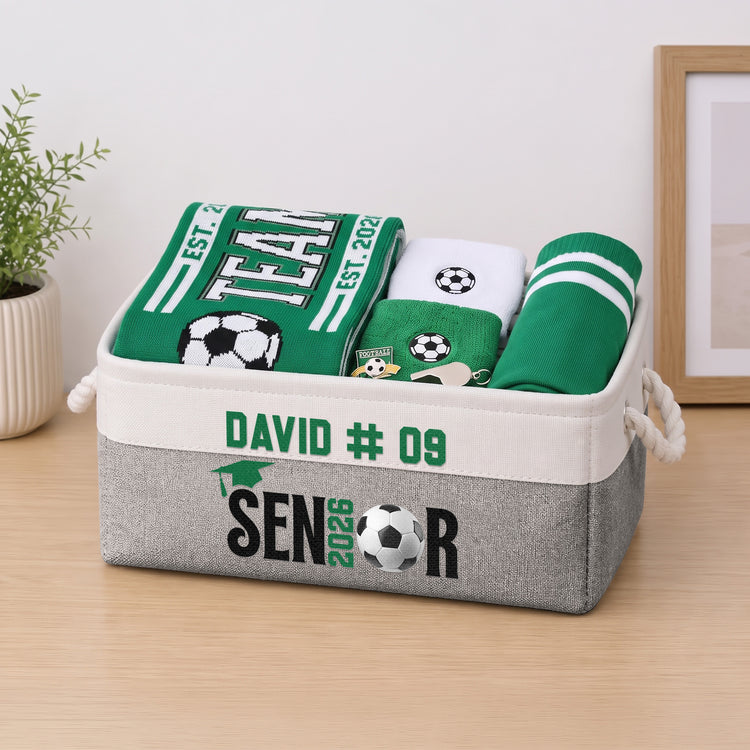 Graduation Sport Senior Basket For Daughter, Son, Club - Personalized Storage Basket 3