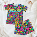 Graffiti Name Custom - Personalized Kids Clothing Set 2