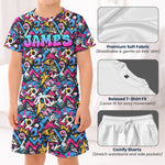 Graffiti Name Custom - Personalized Kids Clothing Set 7