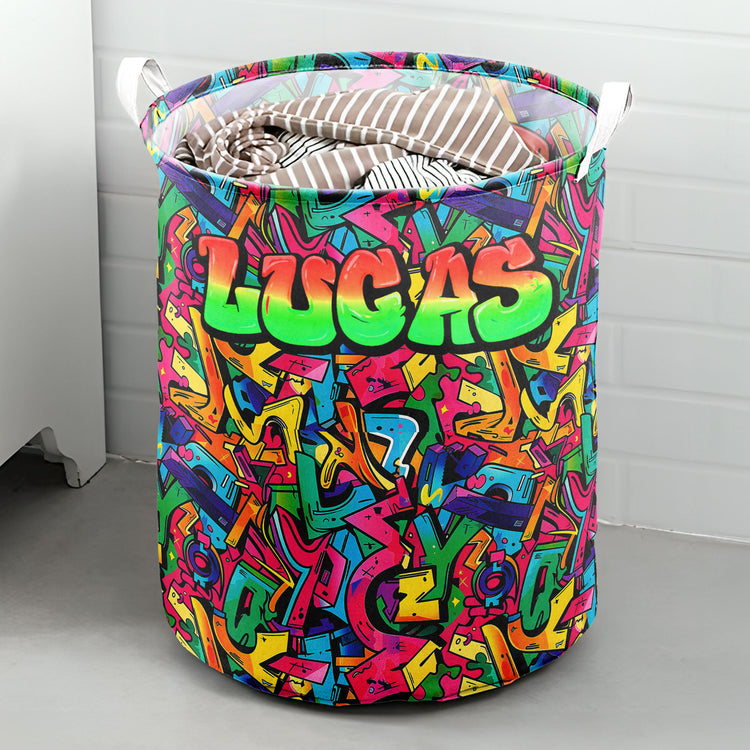 Graffiti Style Name Custom - Personalized Basket 5