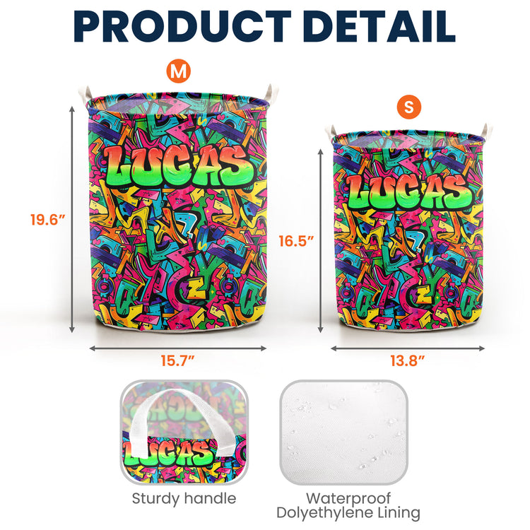 Graffiti Style Name Custom - Personalized Basket 6