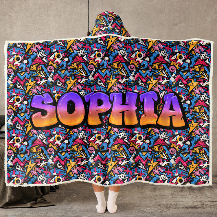 Graffiti Style Name Custom - Personalized Blanket 1