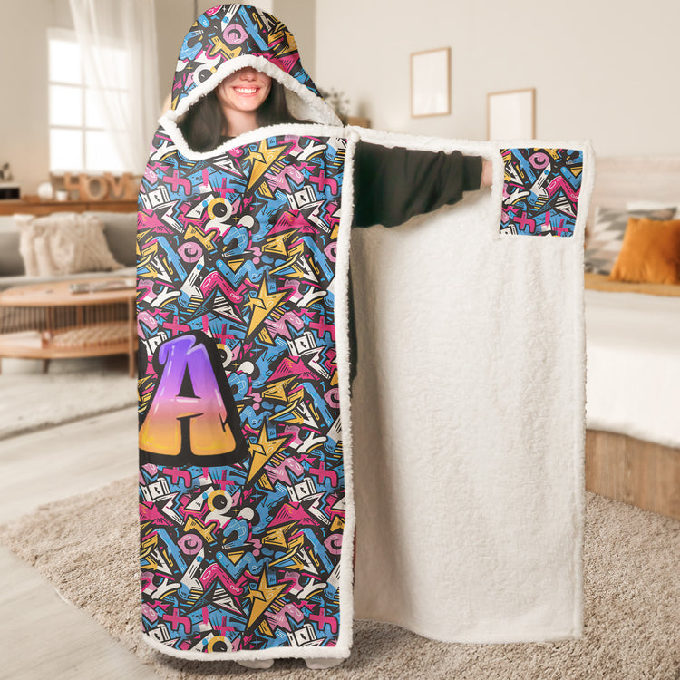 Graffiti Style Name Custom - Personalized Blanket 2