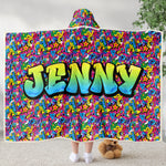 Graffiti Style Name Custom - Personalized Blanket 5