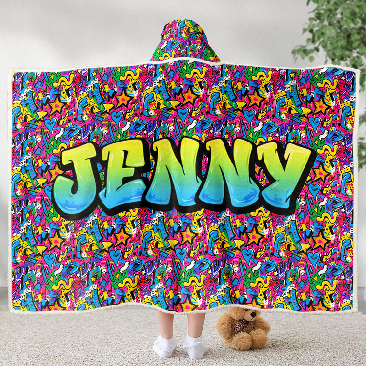 Graffiti Style Name Custom - Personalized Blanket 5