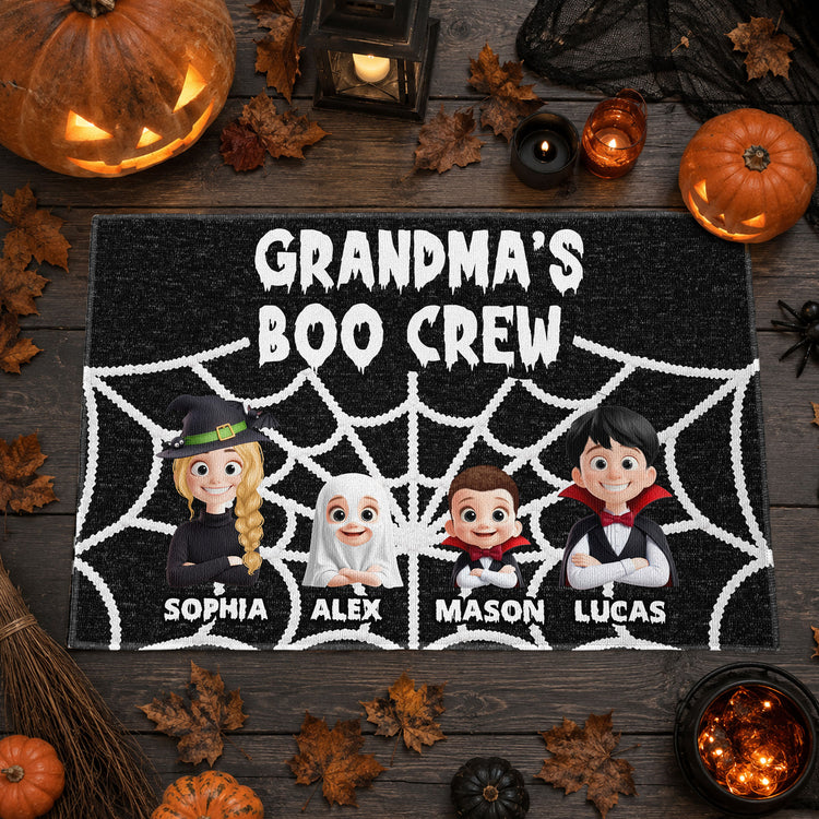 Grandma Boo Crew - Personalized Doormat 2