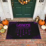 Grandma Spooky Spiders Web - Personalized Doormat 3