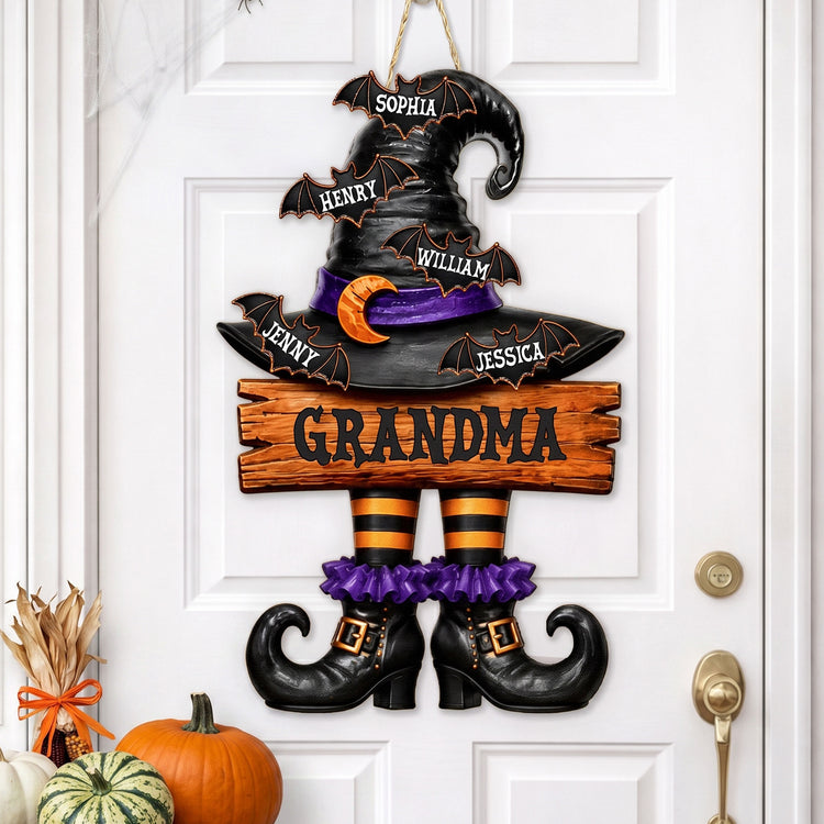 Grandma Witch - Personalized Wood Sign 1