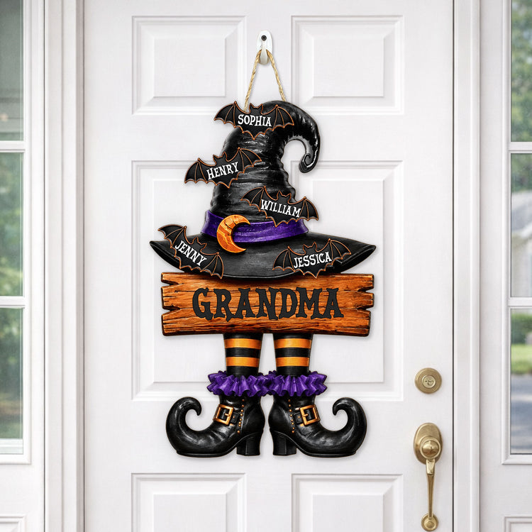Grandma Witch - Personalized Wood Sign 2