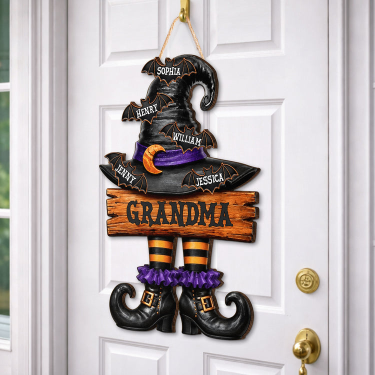 Grandma Witch - Personalized Wood Sign 3