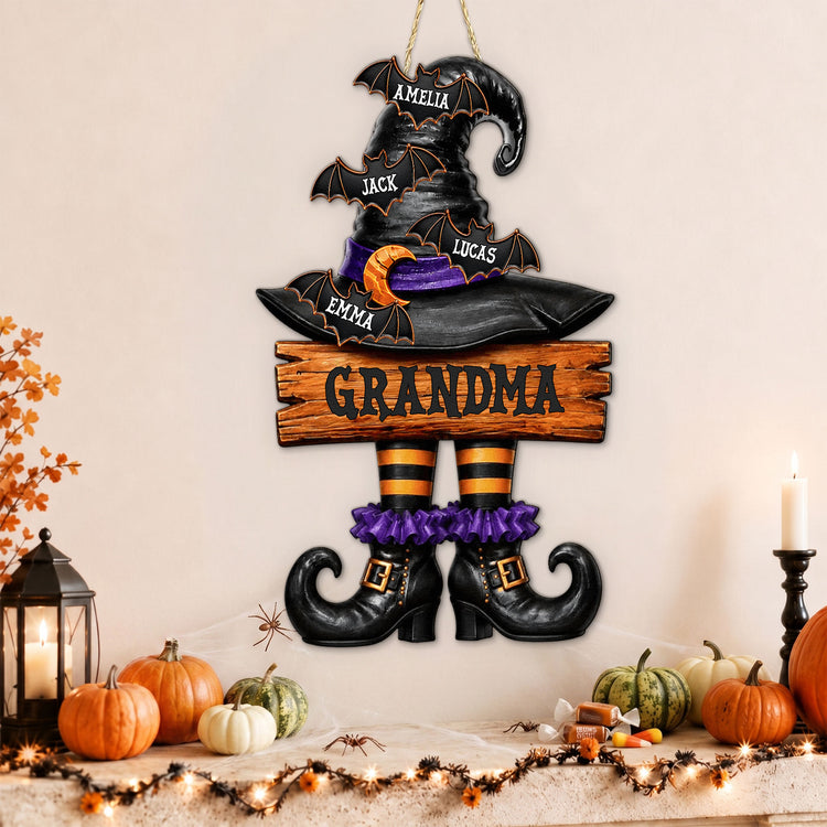 Grandma Witch - Personalized Wood Sign 4