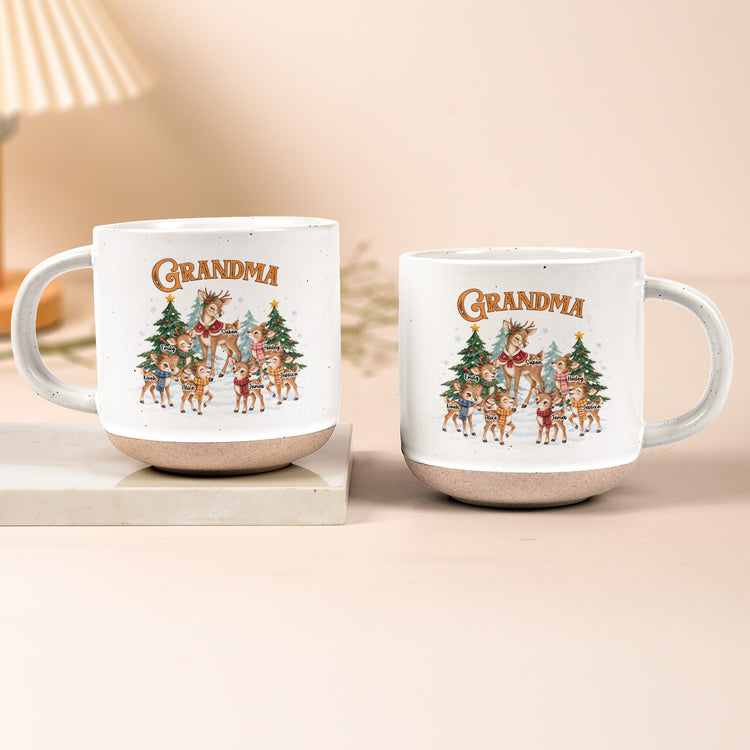 Grandma's Little Reindeer - Personalized Mug 2