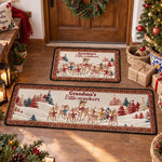 Grandma's Little Reindeer - Personalized Runner Rug 1