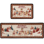 Grandma's Little Reindeer - Personalized Runner Rug 4