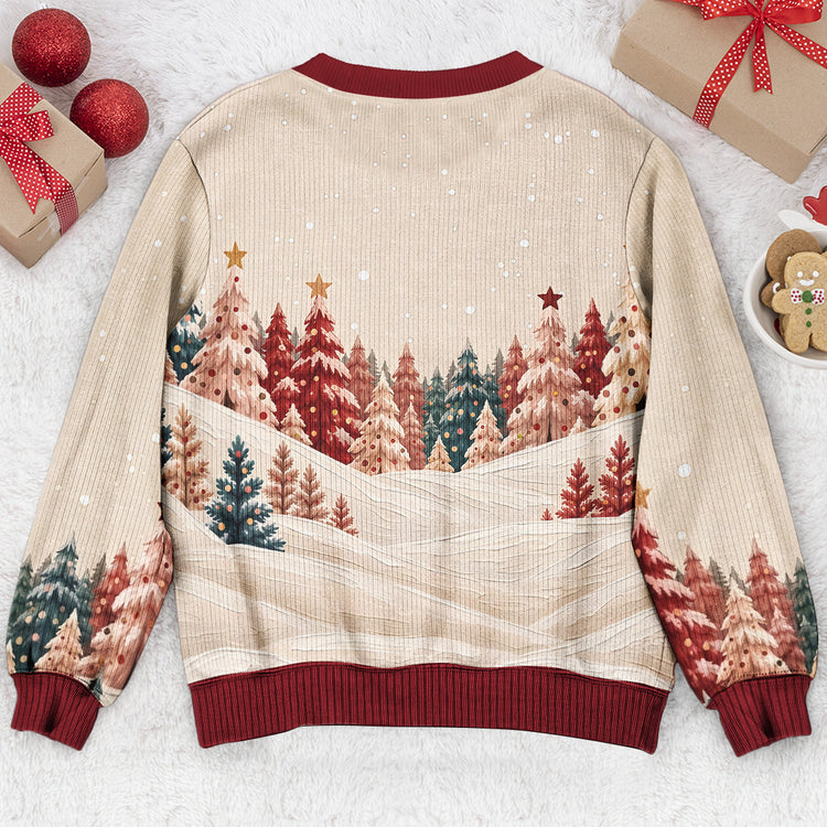 Grandma's Little Reindeer - Personalized Sweater 5