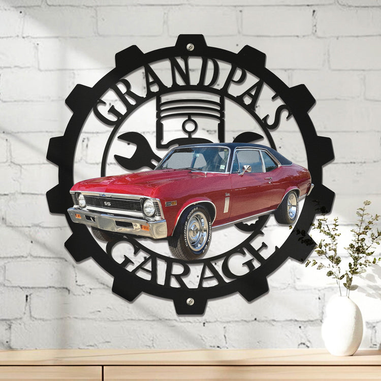 Grandpa Garage - Personalized Metal Sign 1