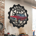 Grandpa Garage - Personalized Metal Sign 2