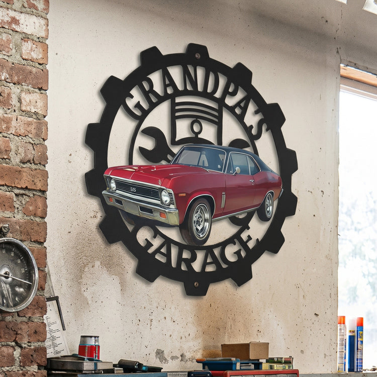 Grandpa Garage - Personalized Metal Sign 2
