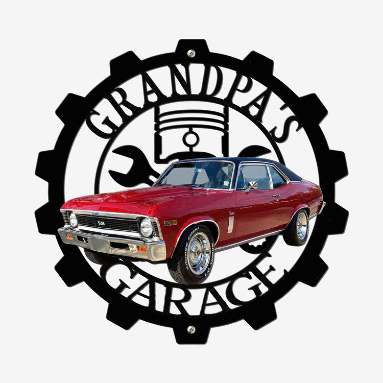 Grandpa Garage - Personalized Metal Sign 4