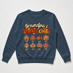 Grandpa'S Turkey Crew- Thanksgiving Gift For Grandpa,Papa, Poppop - Personalized Shirt 3