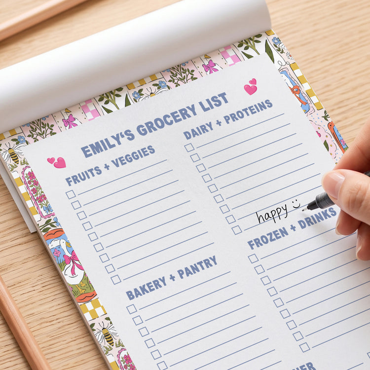 Grocery List Gift For Her Wife Mom Daughter - Personalized Notepad 3
