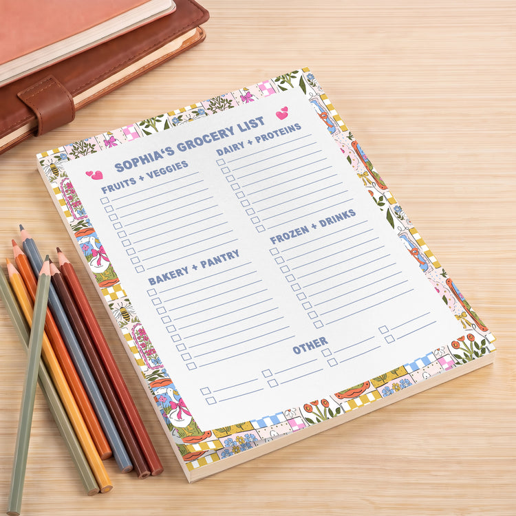 Grocery List Gift For Her Wife Mom Daughter - Personalized Notepad 4