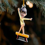 Gymnastic Girl Christmas Gift - Personalized Ornament 4