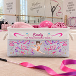Gymnastics Gifts For Teens Girls, Her, Daughter - Personalized Storage Basket 2