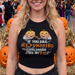 Halloween Costume Naughty Gift For Wife Girlfriend - Custom Tank Top 1