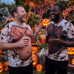 Halloween Funny Muscle Abs Or Beer Belly - Personalized Shirt 2