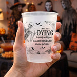 Halloween Party Funny Skeleton Meme - Personalized Cups 3