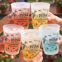 Halloween Party Funny Skeleton Meme - Personalized Cups 6