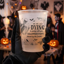 Halloween Party Funny Skeleton Meme - Personalized Cups 7