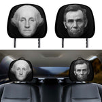 Halloween Patriotic Passengers - Personalized Car Headrest Covers 3