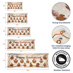 Happy Thanksgiving, Happy Friendsgiving- Thanksgiving Decor - Personalized Banner 6