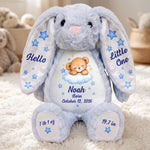 Hello Little One Gift For New Born Baby - Personalized Bunny Plush 1